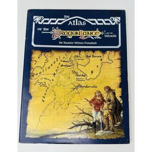 Atlas Of The DragonLance World 1987 Dungeons & Dragons D&D TSR